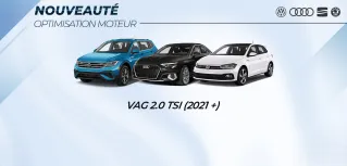Reprogrammation 2.0 TSI : Golf 8, Octavia, Leon, A3, Polo GTI