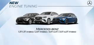 Mercedes 1.3T to 4.0T Hybrid: engine tuning now available