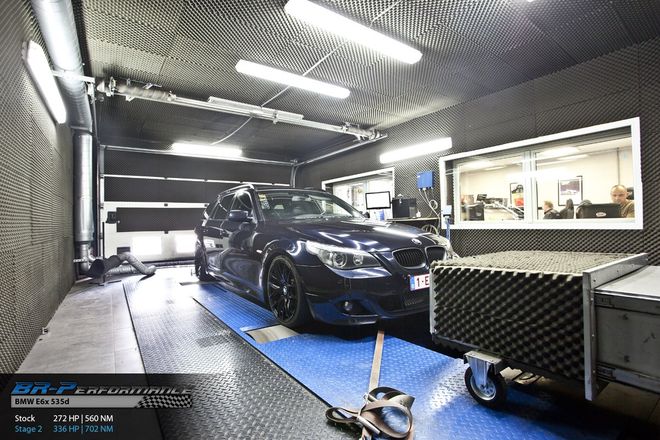 BMW Serie 5 E6x 535d stage 2 - BR-Performance - Motor optimisation