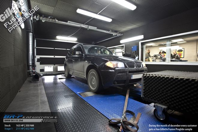 BMW X3 E83 2.0d stage 1 - BR-Performance - Motor optimisation