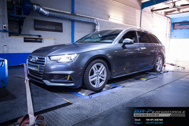 Audi A4 B9 Mk1 2.0 TDI stage 1 - BR-Performance - Motor optimisation