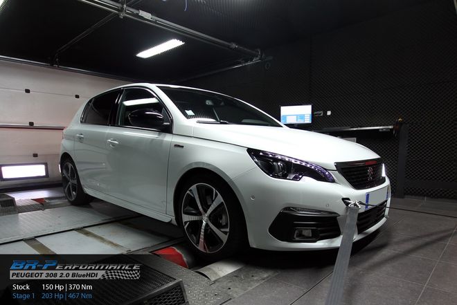 Peugeot 308 Ph3 2 0 Bluehdi Stage 1 Br Performance Motor Optimisation