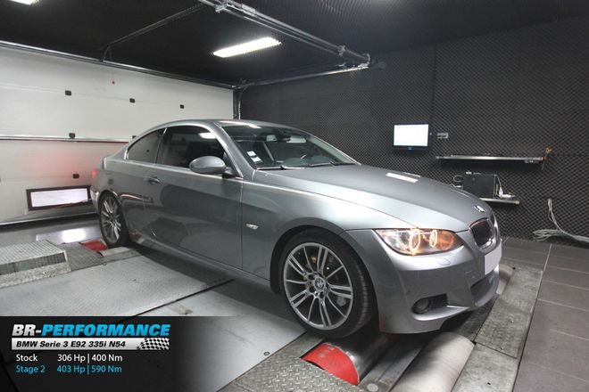 BMW Serie 3 E9x 335i - N54 stage 2 - BR-Performance - Motor optimisation